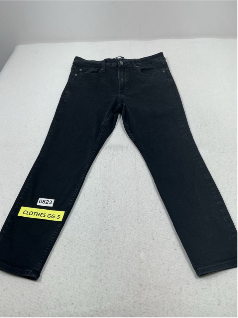 Woman’s GAP Denim High Rise Skinny Stretch Black Jeans 12/31S Button Zip